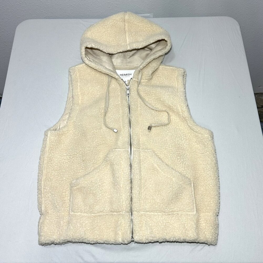 HEIMISH sherpa hooded vest‎